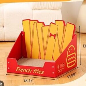 Yummy Fries Cat Scratch Board Bed